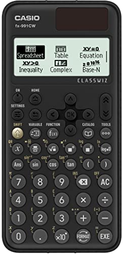 Casio FX-991CW Wissenschaftlicher Taschenrechner, 540 Funktionen und natürliche Anzeige von Casio