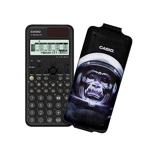 Casio FX-991DE CW ClassWiz technisch wissenschaftlicher Rechner mit Art-case "space monkey", deutsche Menüführung (limited edition) von Casio