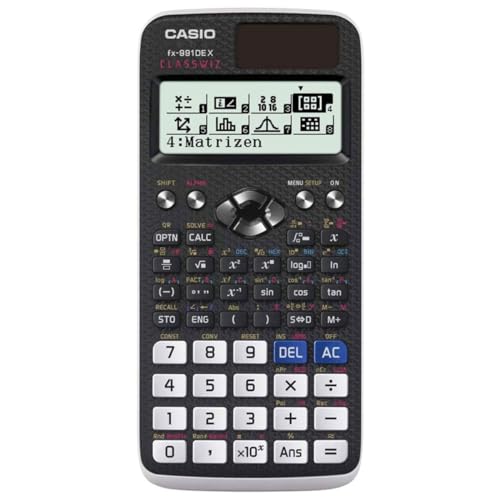 Casio FX-991DE X ClassWiz Scientific Calculator with Natural Display, Schwarz, Technisch-Wissenschaftlich von Casio