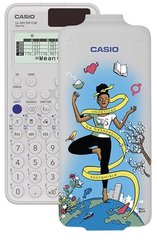 Casio FX-991SP CW, Wissenschaftlicher Taschenrechner mit SDS, illustriert von Paco Roca, empfohlen für den spanischen und portugiesischen Lebenslauf, 5 Sprachen, mehr als 560 Funktionen, Solar, Weiß Casio FX-991SP CW, Wissenschaftlicher Taschenrechner mit SDS, illustriert von Paco Roca, empfohlen für den spanischen und portugiesischen Lebenslauf, 5 Sprachen, mehr als 560 Funktionen, Solar, Weiß von Casio