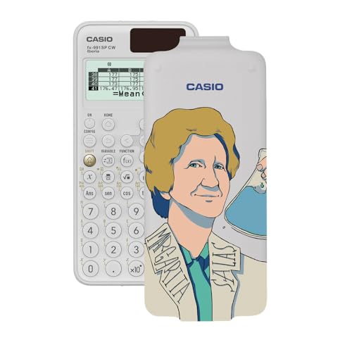 Casio FX-991SP CW, wissenschaftlicher Taschenrechner mit Margarita Salas, illustriert von Clara Santos, empfohlen für den spanischen und portugiesischen Lebenslauf, 5 Sprachen, mehr als 560 Casio FX-991SP CW, wissenschaftlicher Taschenrechner mit Margarita Salas, illustriert von Clara Santos, empfohlen für den spanischen und portugiesischen Lebenslauf, 5 Sprachen, mehr als 560 von Casio