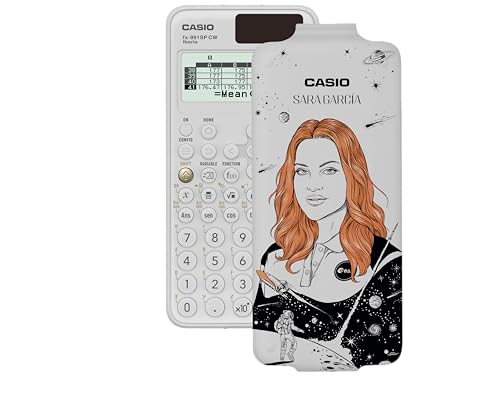 Casio FX-991SP CW - Wissenschaftlicher Taschenrechner mit Sara Garcia, illustriert von Sara Herranz, empfohlen für den spanischen und portugiesischen Lebenslauf, 5 Sprachen, über 560 Funktionen, von Casio