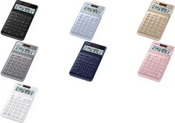 Casio JW-200SC - Desktop-Taschenrechner - 12 Stellen - Solarpanel, Batterie - weiß (JW-200SC-WE) von Casio
