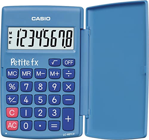 Casio LC-401LV-BU-BOITE Schulrechner Primär Blau von Casio