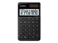 Casio SL-1000SC-BK, Tasche, Einfacher Taschenrechner, 10 Ziffern, 1 Zeilen, Batterie/Solar, Schwarz von Casio
