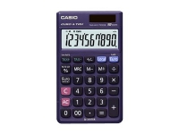 Casio SL-310TER+, Tasche, Einfacher Taschenrechner, 10 Ziffern, 1 Zeilen, Batterie/Solar, Blau von Casio