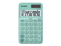 Casio SL-310UC-GN, Tasche, Einfacher Taschenrechner, 10 Ziffern, 1 Zeilen, Batterie/Solar, Grün von Casio