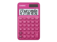 Casio SL-310UC-RD, Tasche, Einfacher Taschenrechner, 10 Ziffern, 1 Zeilen, Batterie/Solar, Rot von Casio