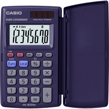 Casio Taschenrechner HS-8 VERA 8 Stellen,Solar/Batterie,mit Klappe Casio Taschenrechner HS-8 VERA 8 Stellen,Solar/Batterie,mit Klappe von Casio