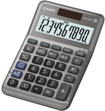 Casio Tischrechner MS-100FM 10stellig Solar/Batterie gr 700009280 Casio Tischrechner MS-100FM 10stellig Solar/Batterie gr 700009280 von Casio