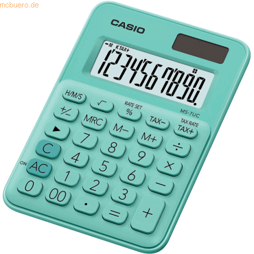 Casio Tischrechner Mini MS-7UC grün von Casio