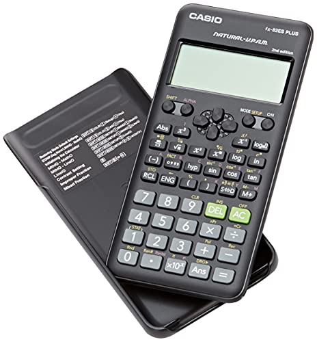 Casio fx-82ES Plus Wissenschaftlicher Taschenrechner 2. Edition, Schwarz von Casio