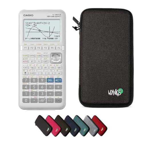 Casio fx-9860GIII inklusive Schutztasche von WYNGS in Dunkelgrau - Basic Set Casio fx-9860GIII inklusive Schutztasche von WYNGS in Dunkelgrau - Basic Set von Casio