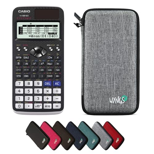 Casio fx-991EX inklusive Schutztasche von WYNGS in Hellgrau - Basic Set von Casio