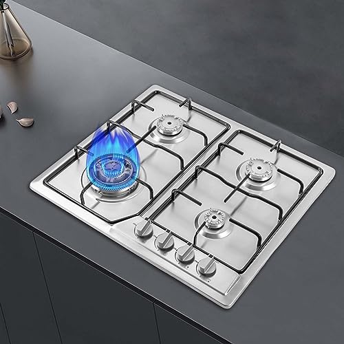 4-flammiges Edelstahl-Gaskochfeld mit eingebauten Brennern - Gasherd für LPG/NG - Hochwertiger Gasherd für professionelle Nutzung 4-flammiges Edelstahl-Gaskochfeld mit eingebauten Brennern - Gasherd für LPG/NG - Hochwertiger Gasherd für professionelle Nutzung von Caskunbsy