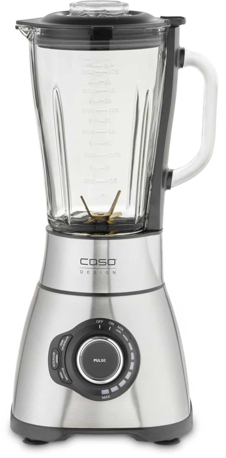 B 1800 Standmixer edelstahl/schwarz von Caso