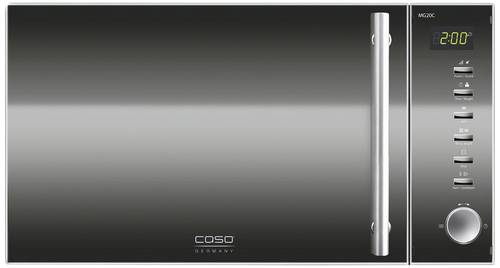 CASO MG20 Ceramic menu 2 in 1 Mikrowelle Edelstahl, Schwarz 800W Timerfunktion CASO MG20 Ceramic menu 2 in 1 Mikrowelle Edelstahl, Schwarz 800W Timerfunktion von Caso