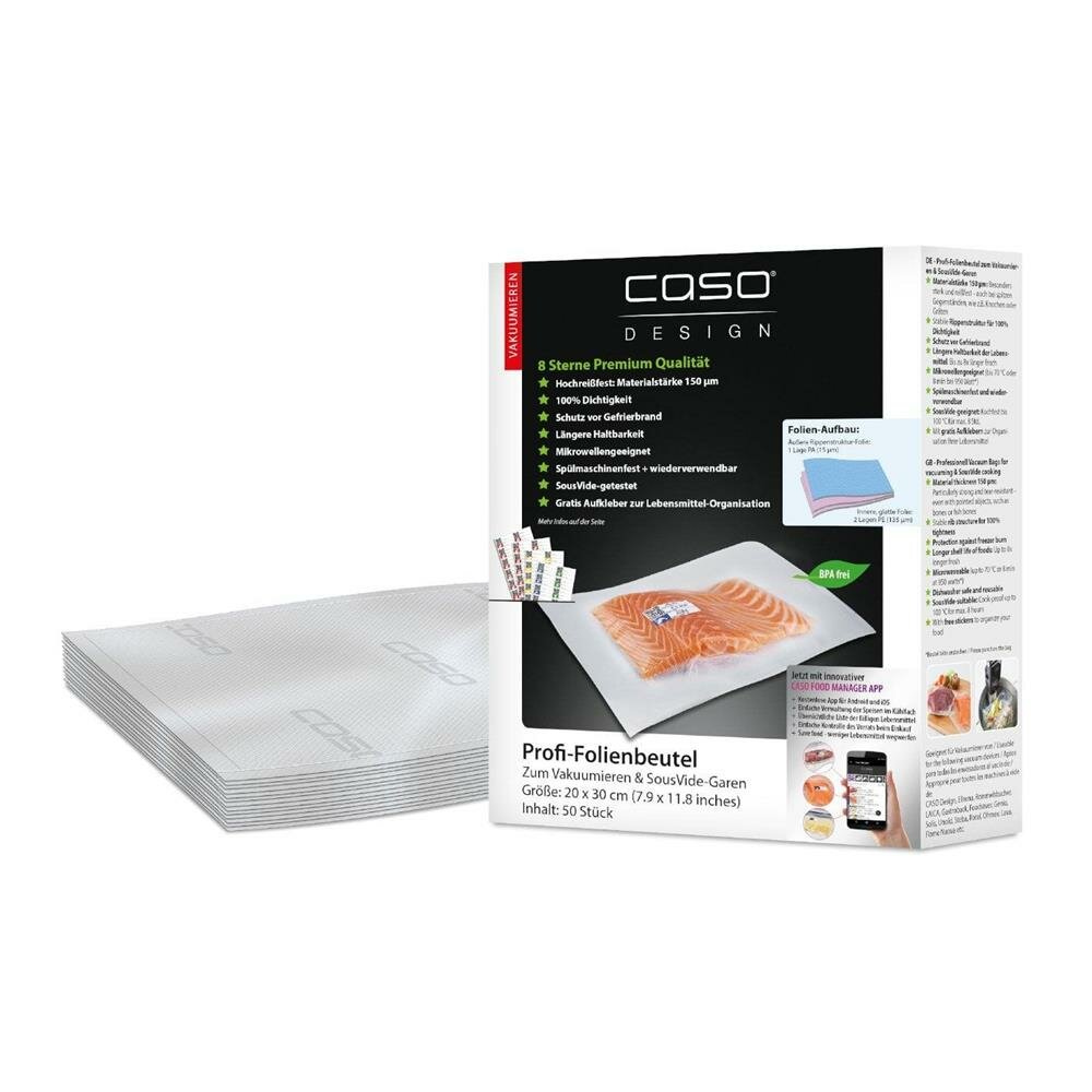Caso 01219 Vakuumbeutel 20cm x 30cm 50 Beutel Caso 01219 Vakuumbeutel 20cm x 30cm 50 Beutel von Caso