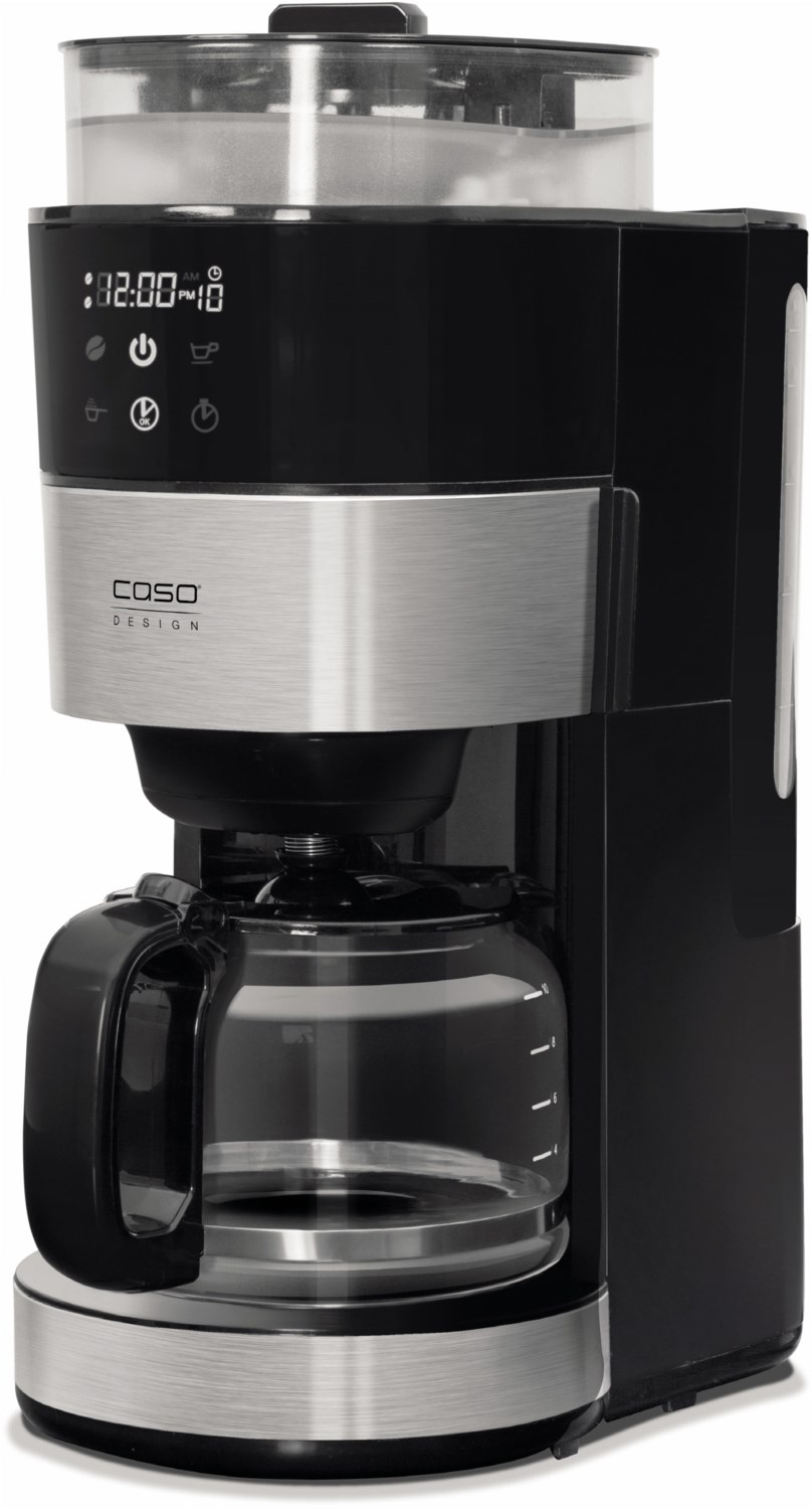 Grande Aroma 100 Kaffeeautomat mit intergrierter Kaffeemühle edelstahl/schwarz Grande Aroma 100 Kaffeeautomat mit intergrierter Kaffeemühle edelstahl/schwarz von Caso