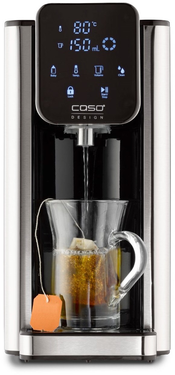 HW660 Wasserkocher mit Wasserfilter edelstahl/schwarz HW660 Wasserkocher mit Wasserfilter edelstahl/schwarz von Caso