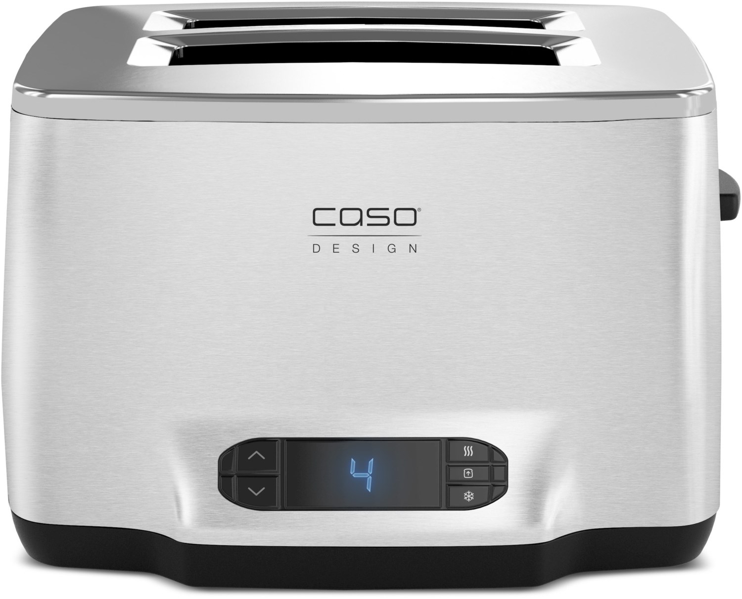 Inox2 Kompakt-Toaster edelstahl von Caso