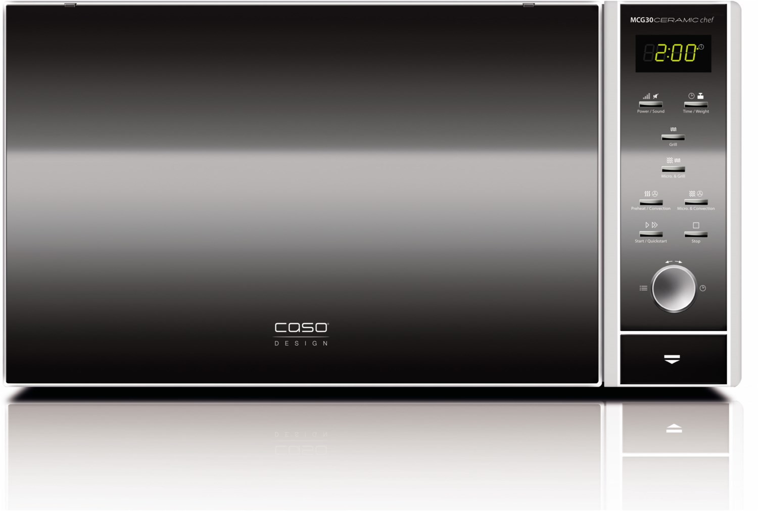 MCG 30 Ceramic chef 3 in 1 Kombi-Mikrowelle schwarz MCG 30 Ceramic chef 3 in 1 Kombi-Mikrowelle schwarz von Caso