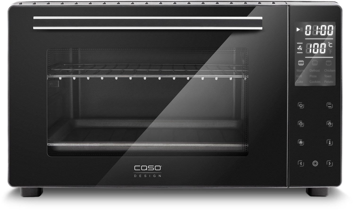 TO 26 electronic Mini-Backofen schwarz TO 26 electronic Mini-Backofen schwarz von Caso