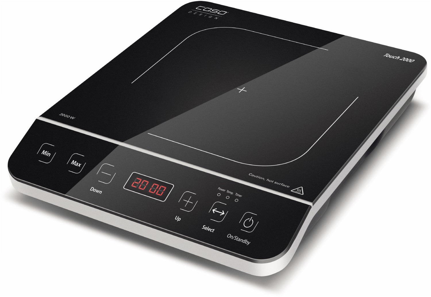 Touch 2000 Induktionskochplatte schwarz Touch 2000 Induktionskochplatte schwarz von Caso