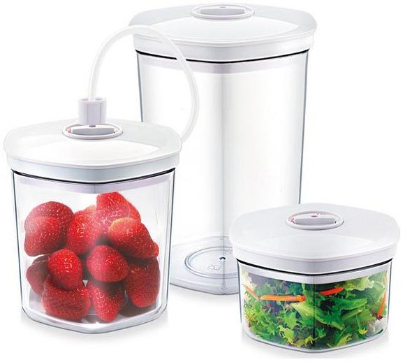 Vakuumbehälter Set, 3-teilig Vakuumier-Zubehör Vakuumbehälter Set, 3-teilig Vakuumier-Zubehör von Caso