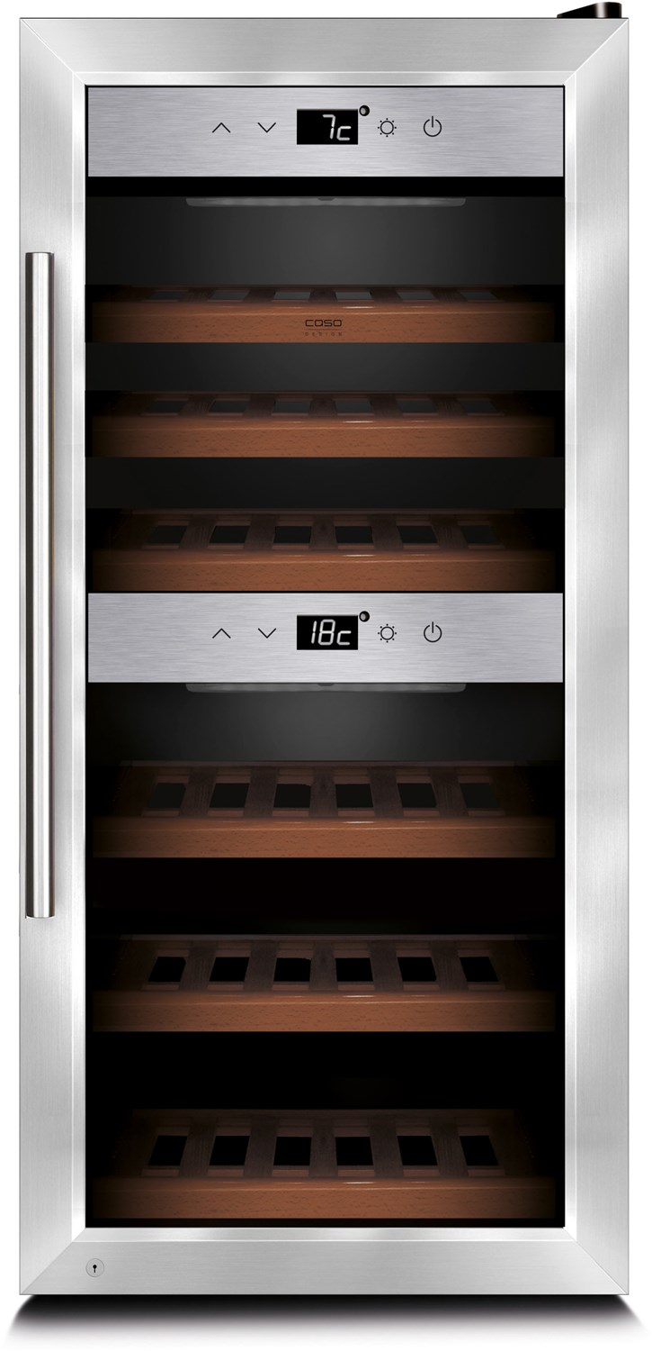 WineComfort 24 Weintemperierschrank edelstahl / G WineComfort 24 Weintemperierschrank edelstahl / G von Caso