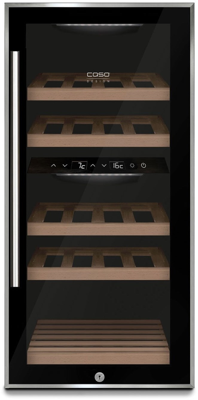 WineComfort 24 Weintemperierschrank schwarz / G WineComfort 24 Weintemperierschrank schwarz / G von Caso