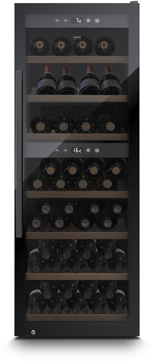 WineExclusive 126 Smart Weintemperierschrank schwarz / G WineExclusive 126 Smart Weintemperierschrank schwarz / G von Caso