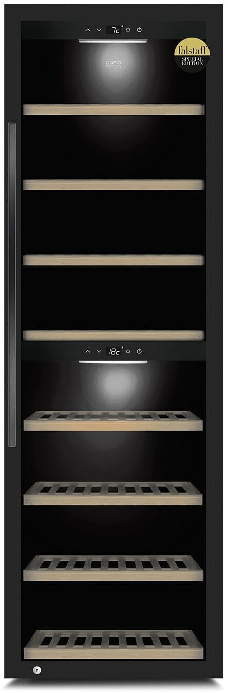 WineExclusive 180 Smart Weintemperierschrank schwarz / G von Caso