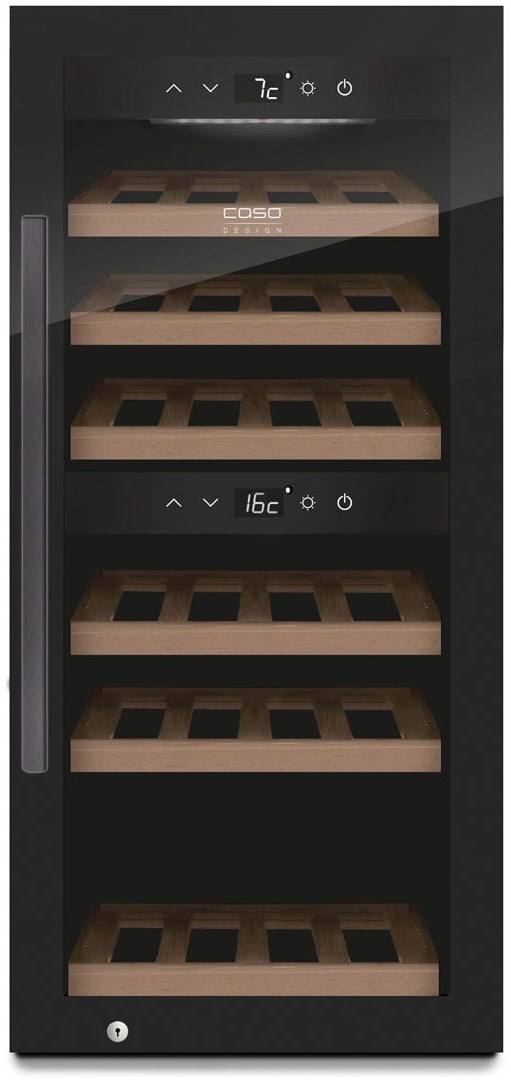 WineExclusive 24 Smart Weintemperierschrank schwarz / G WineExclusive 24 Smart Weintemperierschrank schwarz / G von Caso