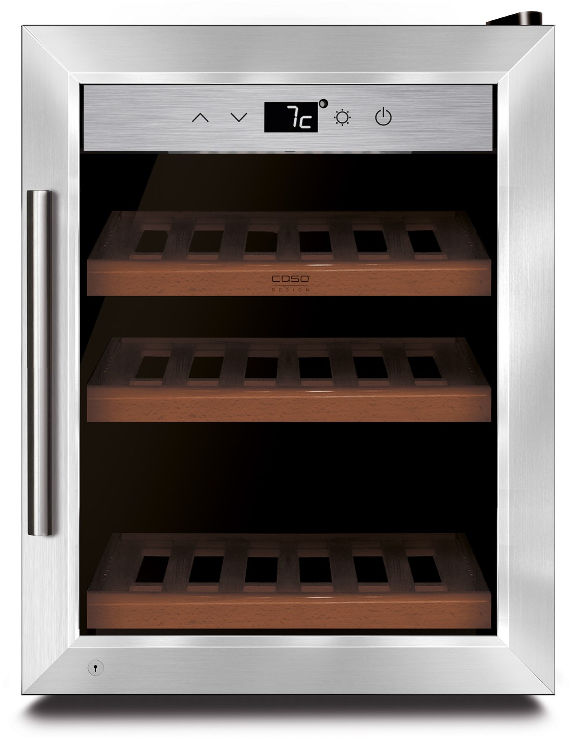WineSafe 12 Classic Weintemperierschrank edelstahl / G WineSafe 12 Classic Weintemperierschrank edelstahl / G von Caso