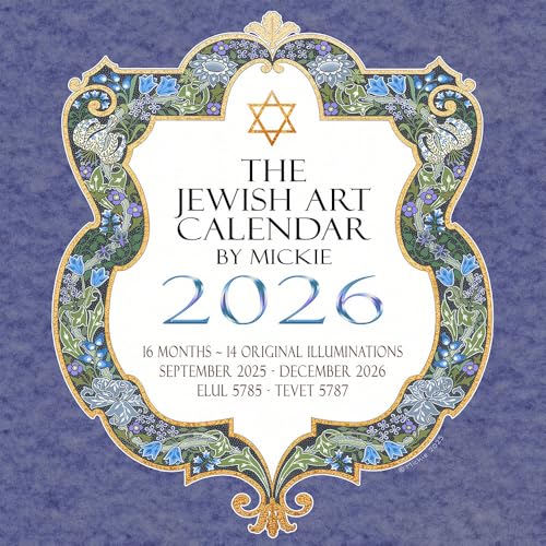 Jüdischer Kunstkalender von Mickie 2026 von Caspi Cards & Art