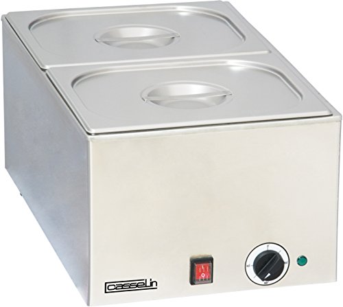 Bain Marie avec 2 Bacs GN 1/2 et Couvercles - Casselin von Casselin