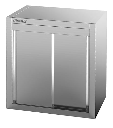CAMPC80 Wandschrank aus Edelstahl mit Schiebetüren, 800 mm CAMPC80 Wandschrank aus Edelstahl mit Schiebetüren, 800 mm von Casselin