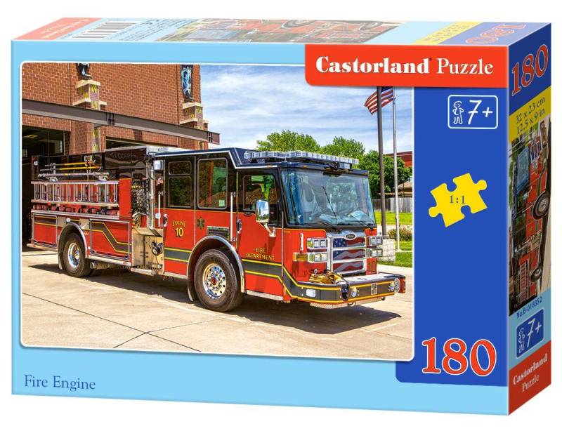 Fire Engine - Puzzle - 180 Teile von Castorland