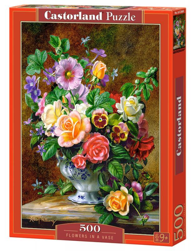 Flowers in a Vase - Puzzle - 500 Teile von Castorland