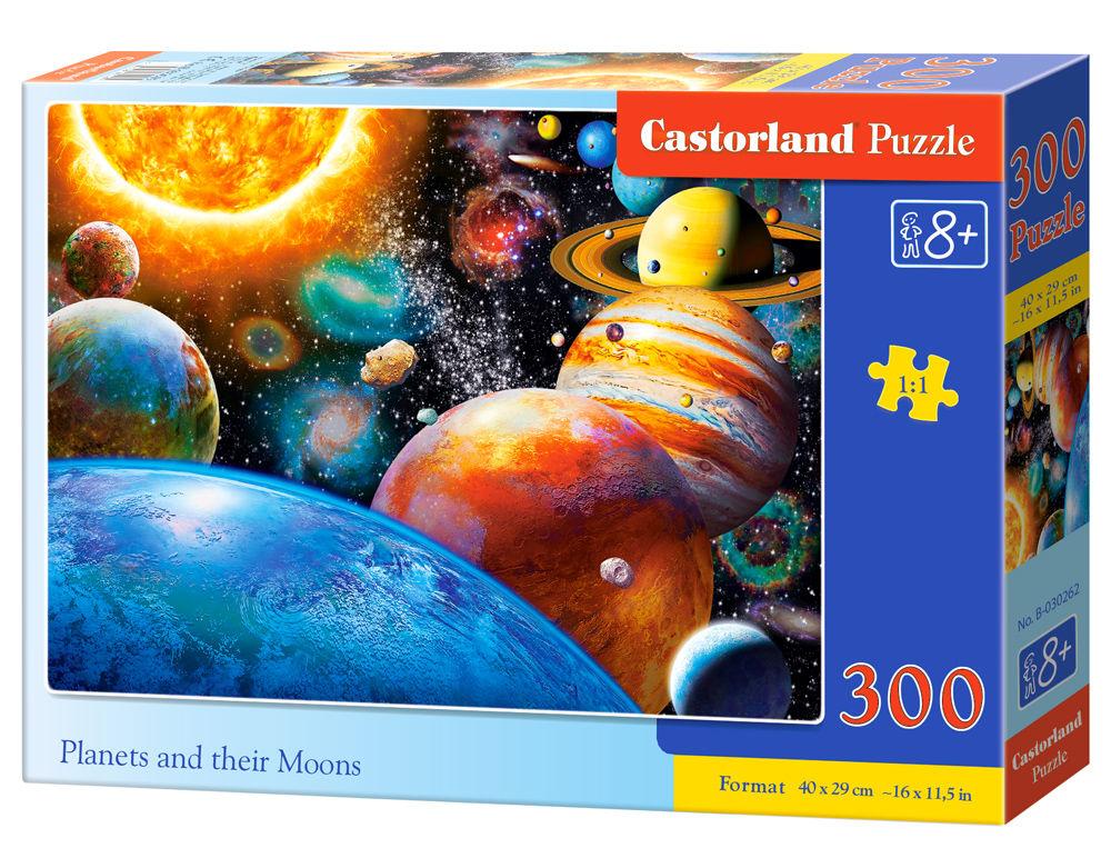 Planets and their Moons - Puzzle - 300 Teile von Castorland