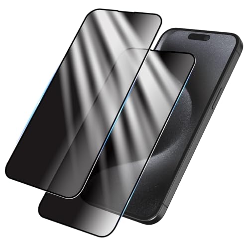CasurvivePro [2er-Pack Anti-Spionage-Schutzfolie Mit Fingerabdruck entsperren für Samsung Galaxy A13 4G/5G/A03S/A03 Core, Sichtschutzglas, vollständige Abdeckung, aus gehärtetem Glas Schwarz&2 von CasurvivePro