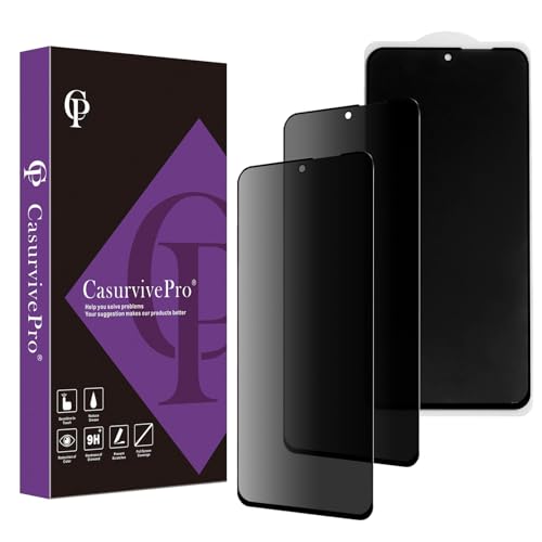 CasurvivePro [3er-Pack] Sichtschutz-Displayschutzfolie für Samsung S21 FE 5G, Sichtschutzglas, vollständige Abdeckung, Anti-Spionage-Schutzfolie aus gehärtetem Glas von CasurvivePro