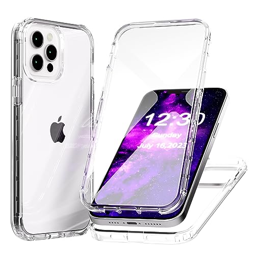 CasurvivePro Clear Case für iPhone 14 Pro Max, [vergilbt Nicht] transparente, dünne, schlanke Schutzhüllen mit Displayschutzfolien, Kratzfest, stoßfest, Handyhülle für iPhone 14 Pro Max von CasurvivePro