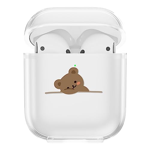 CasurvivePro Kopfhörer-Hüllen für AirPods 2 & 1 Hüllen, transparente TPU-Hüllen mit niedlichem Muster, Apple AirPods 2nd Gen 1st Ladehüllen Hüllen CasurvivePro Kopfhörer-Hüllen für AirPods 2 & 1 Hüllen, transparente TPU-Hüllen mit niedlichem Muster, Apple AirPods 2nd Gen 1st Ladehüllen Hüllen von CasurvivePro