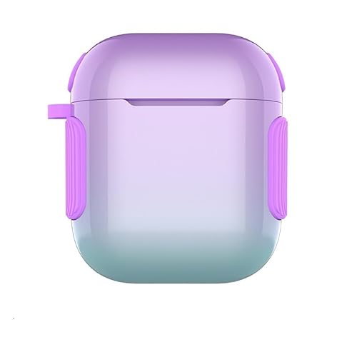 CasurvivePro Kopfhörer-Hüllen für AirPods Hülle, PC + Silikon, 2-in-1-Farbverlaufshüllen mit Karabiner, Apple AirPods 2. Generation, 1. Ladehülle CasurvivePro Kopfhörer-Hüllen für AirPods Hülle, PC + Silikon, 2-in-1-Farbverlaufshüllen mit Karabiner, Apple AirPods 2. Generation, 1. Ladehülle von CasurvivePro