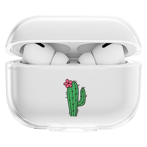 CasurvivePro Kopfhörer-Hüllen für AirPods Pro 2 Hüllen, transparente TPU-Hüllen mit niedlichem Muster, Apple AirPods Pro (2. Generation) Ladehüllen der 2. Generation von CasurvivePro