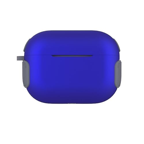 CasurvivePro Kopfhörer-Hüllen für AirPods Pro Hülle, PC + Silikon, 2-in-1 einfarbige Hüllen mit Karabiner, Apple AirPods Pro 1. Ladehülle von CasurvivePro