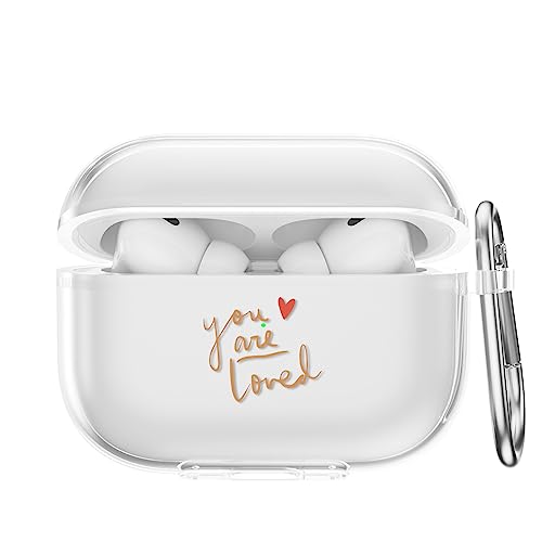CasurvivePro Kopfhörer-Hüllen für AirPods Pro Hüllen, mit Karabiner, transparente TPU-Hüllen mit niedlichem Muster, Apple AirPods Pro 1. Ladehülle Hüllen CasurvivePro Kopfhörer-Hüllen für AirPods Pro Hüllen, mit Karabiner, transparente TPU-Hüllen mit niedlichem Muster, Apple AirPods Pro 1. Ladehülle Hüllen von CasurvivePro