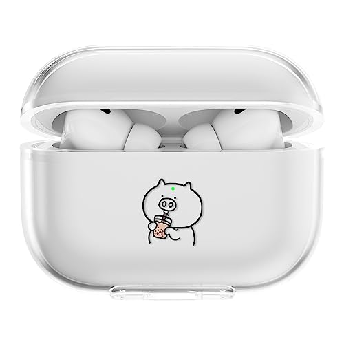 CasurvivePro Kopfhörer-Hüllen für AirPods Pro Hüllen, transparente TPU-Hüllen mit niedlichem Muster, Apple AirPods Pro 1st Ladehüllen Hüllen CasurvivePro Kopfhörer-Hüllen für AirPods Pro Hüllen, transparente TPU-Hüllen mit niedlichem Muster, Apple AirPods Pro 1st Ladehüllen Hüllen von CasurvivePro